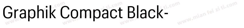 Graphik Compact Black字体转换